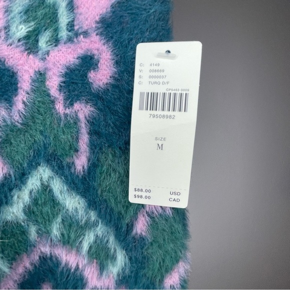 Anthropologie Floral Patterned Fuzzy Shorts - Picture 2 of 6